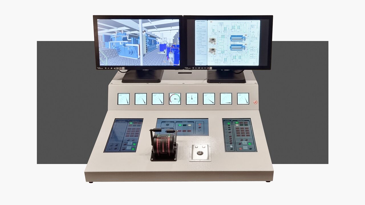 Single Console Engine Room Simulator